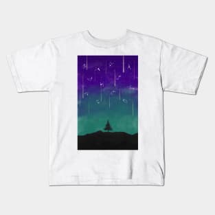 Zodiac in the night sky Kids T-Shirt